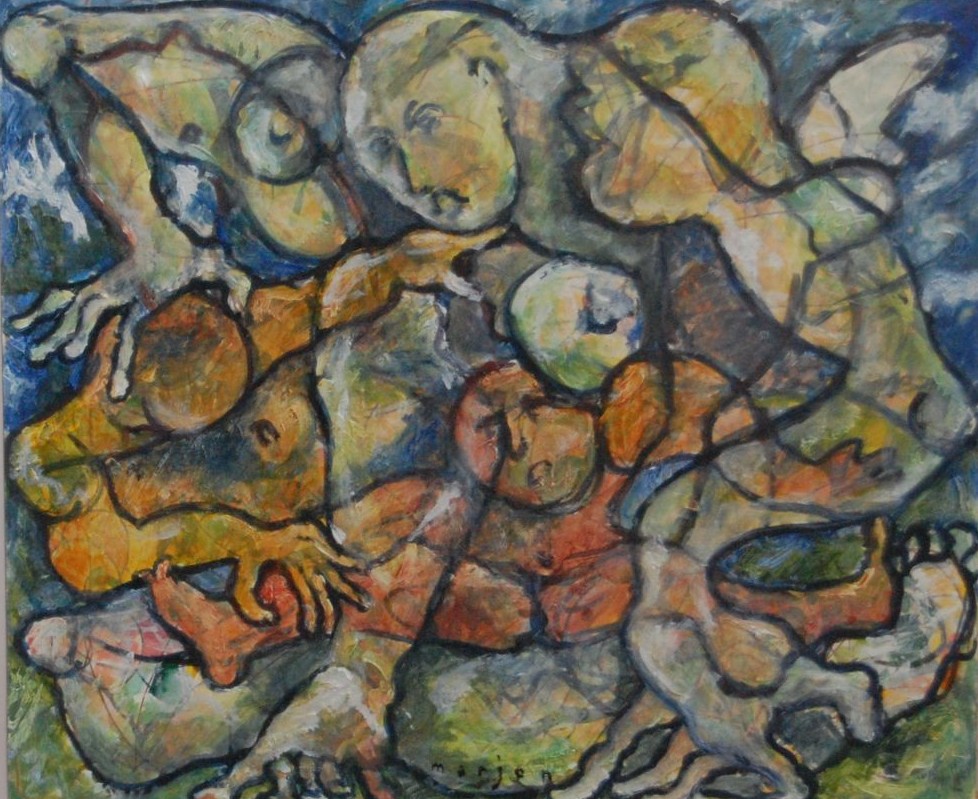 IN PRIVATE COLLECTION / size ; 40 x 50 / techn ;TEMPERA ,PAPER IN PRIVATE COLLECTION / size ; 40 x 50 / techn ;TEMPERA ,PAPER